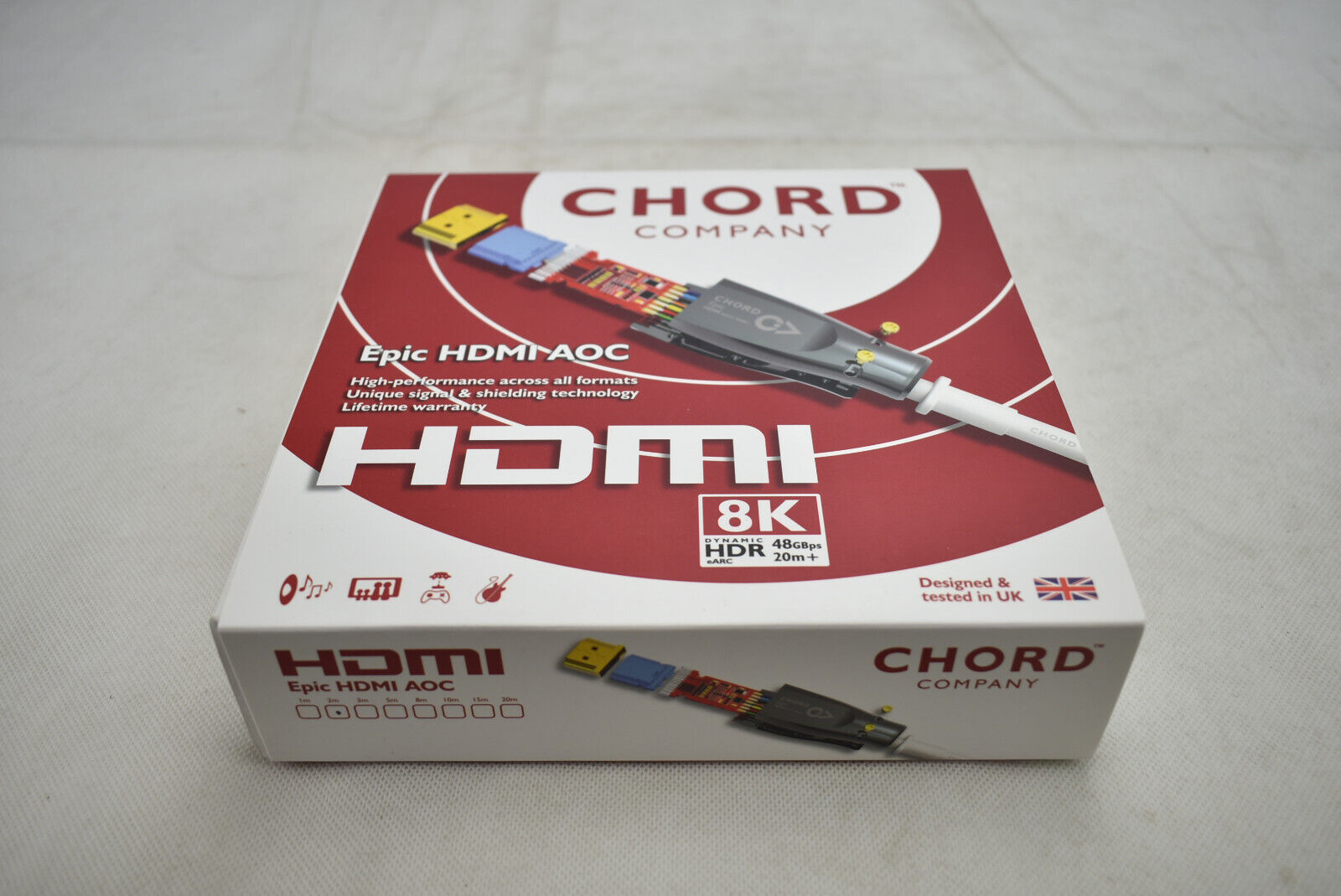Picture of Chord Company Epic HDMI AOC Cables | Brand New | Multiple Lengths | UK Dealer