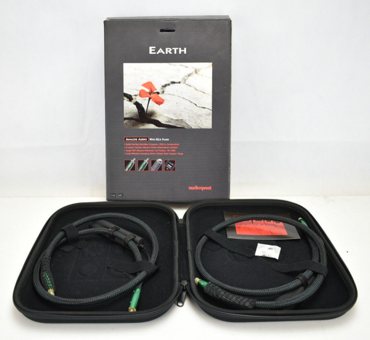 Image of Audioquest Earth RCA Interconnect 1.0m New in box. Full warranty. UK Dealer For sale at iDreamAV