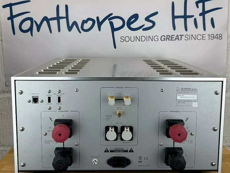Luxman M900u stereo power amplifier - Preowned for sale - image 1