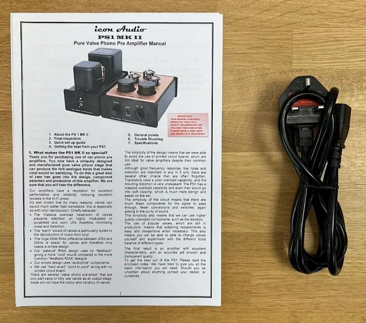 Image of Icon Audio PS1 MkII MM Valve Phono Stage - Preowned For sale at iDreamAV