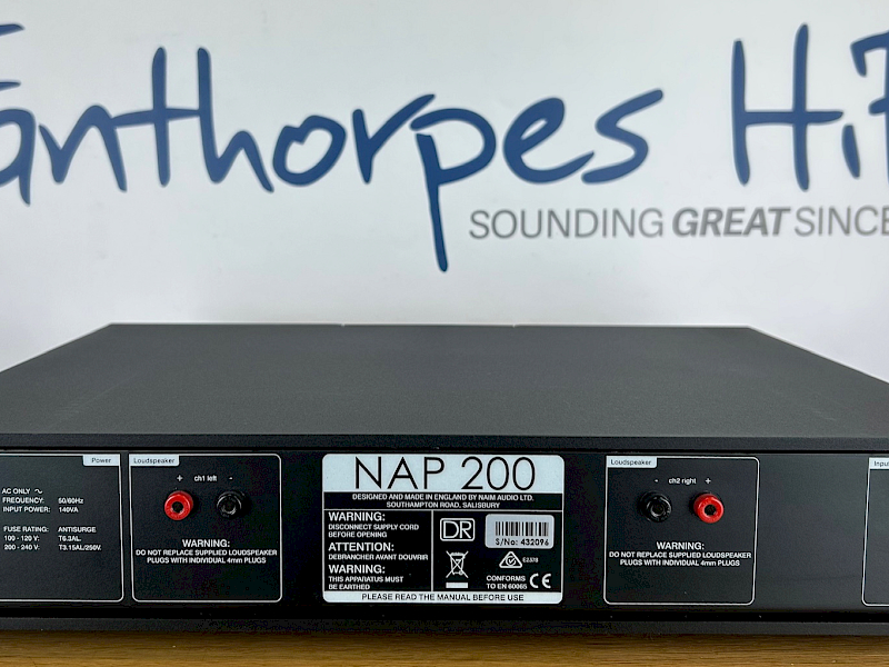 Naim NAP200 DR Stereo Power Amplifier for sale - image 1