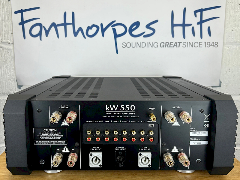 Musical Fidelity KW550 Integrated Valve Amplifier & PSU for sale - image 1