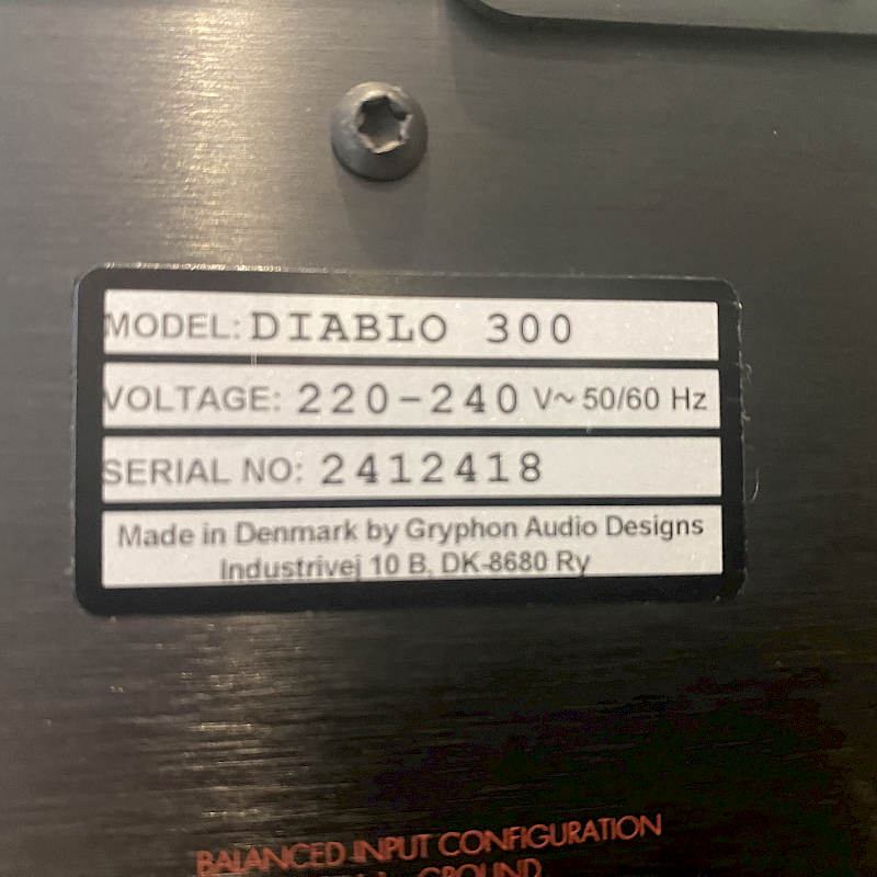 Gryphon Diablo 300 for sale - image 1