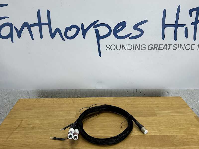 Chord Company Signature Tuned Aray 1.2m 5 Pin Din to 2 RCA Tonearm Cable for sale - image 1